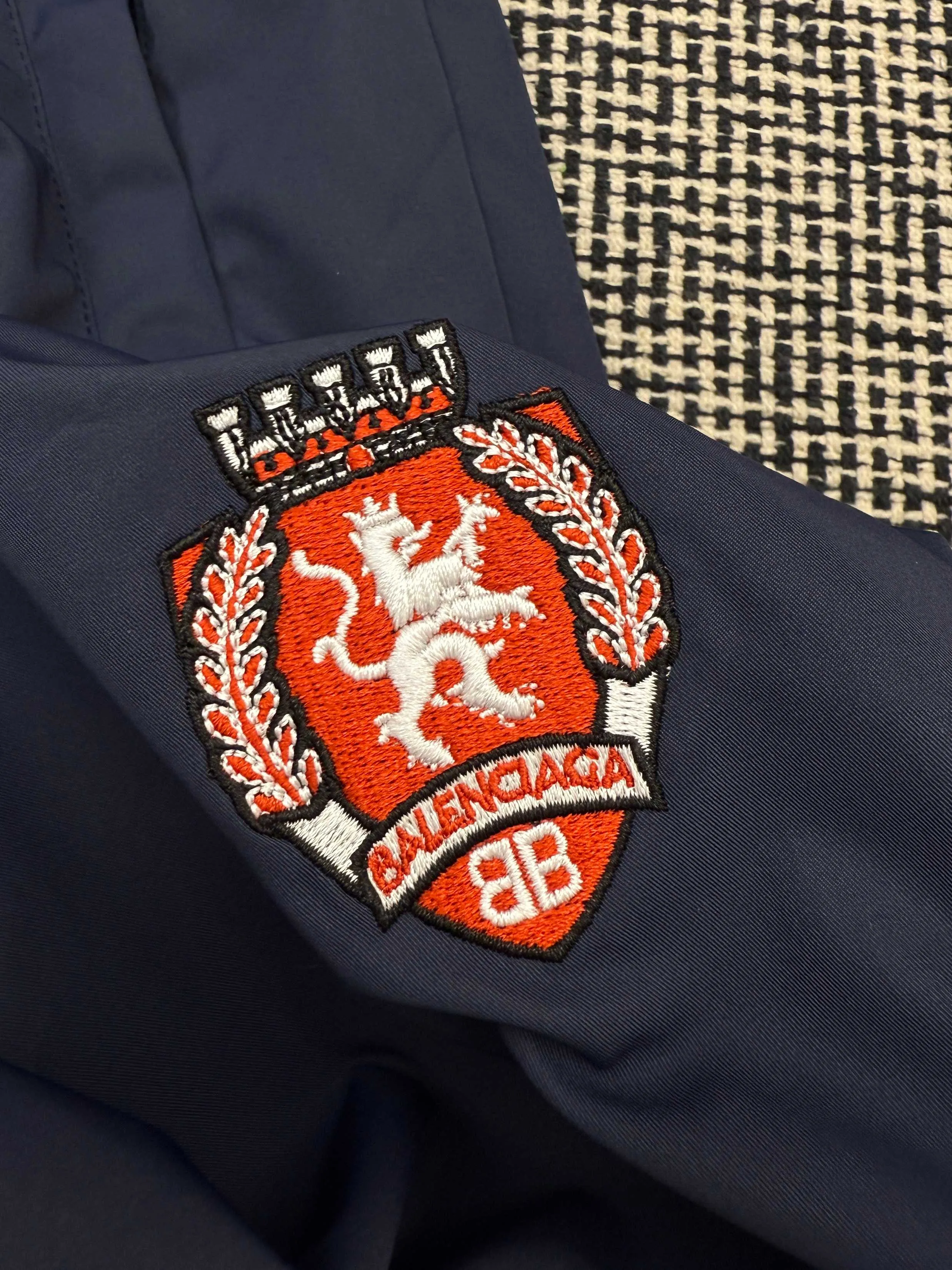 Balenciaga Paris FOOTBALLSeries 3B logo embroidered sports trousers S/M/L/XL